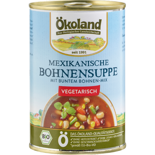 Produktfoto zu Mexikanische Bohnensuppe vegetarisch 400g