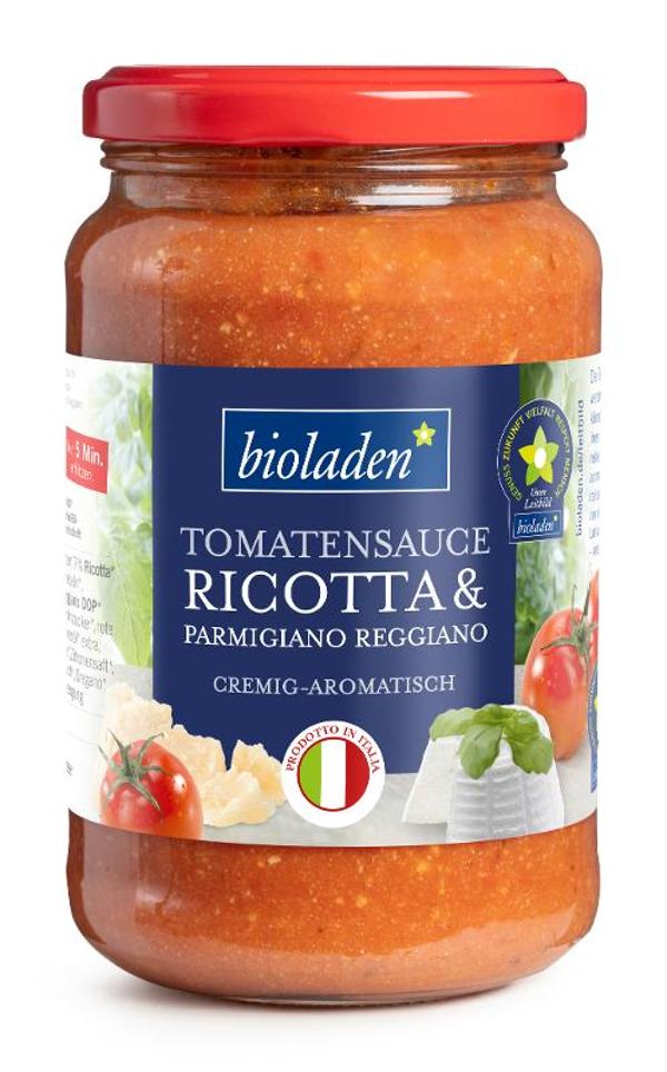 Produktfoto zu Tomatensauce Ricotta & Parmigiano Reggiano 340g