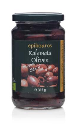 Kalamata schwarz Oliven ohne Stein 315g