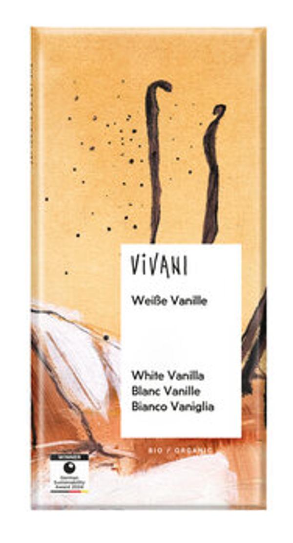 Produktfoto zu Schokolade Weiße Vanille 80g