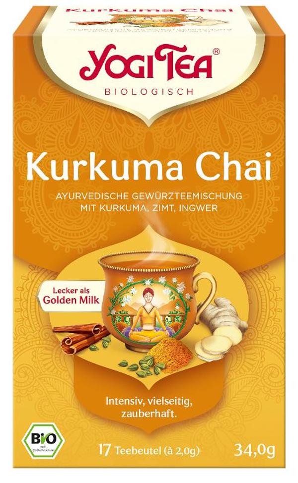 Produktfoto zu YogiTea Kurkuma Chai in 17 Beuteln