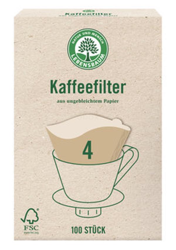 Produktfoto zu Kaffeefilter Gr 4 Papier