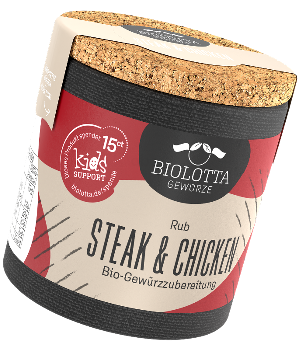 Produktfoto zu Steak&Chicken Rub Pappdose