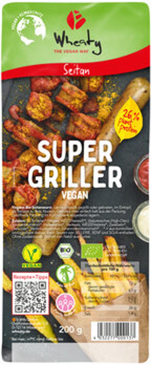 Produktfoto zu Super Griller vegan wheaty 200g