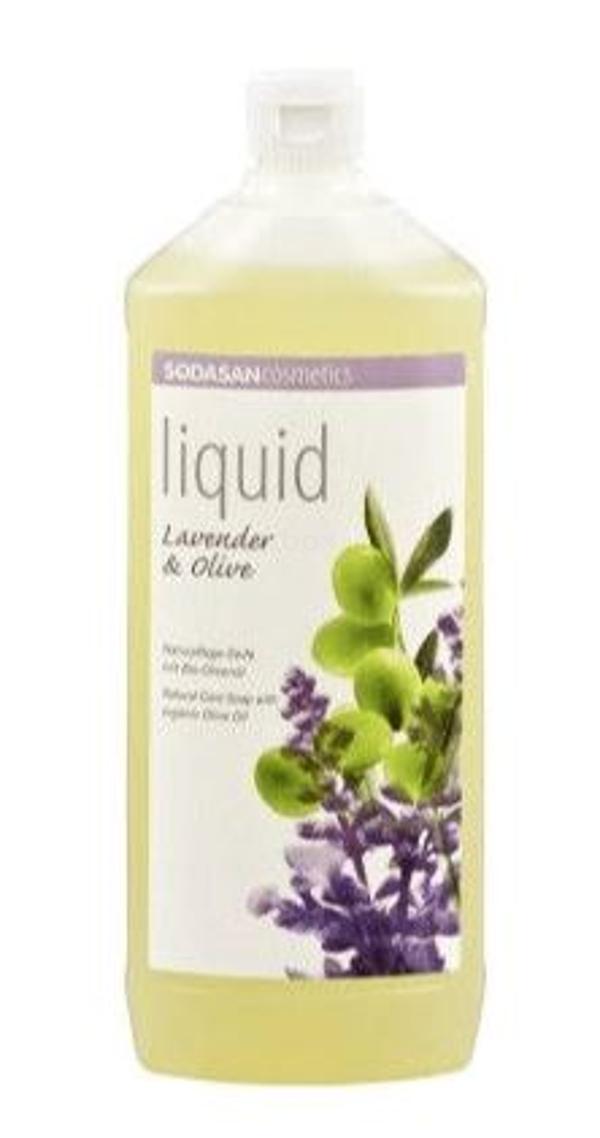 Produktfoto zu Nachfüllflasche Flüssigseife Lavendel Olive 1 Liter