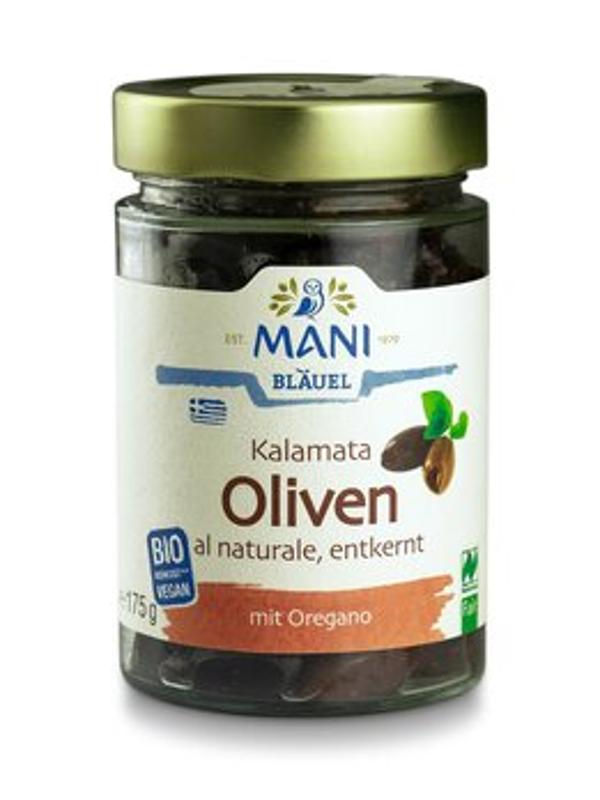Produktfoto zu Kalamata Oliven al Naturale entkernt 175g