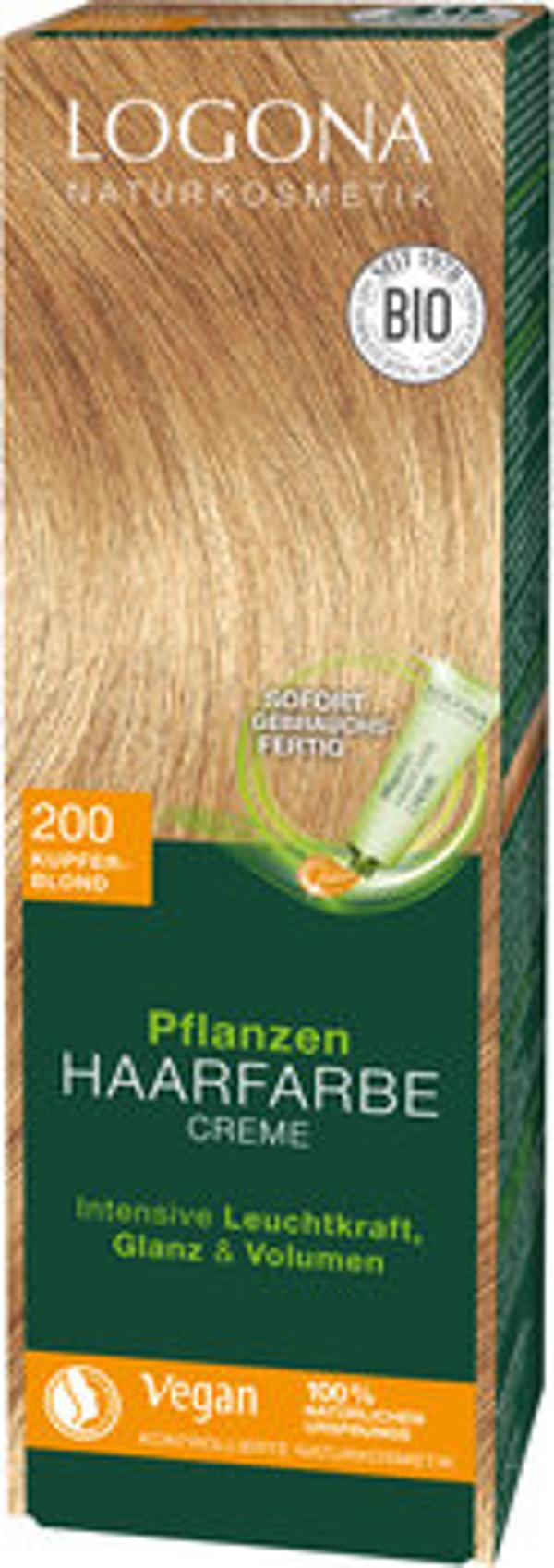 Produktfoto zu Pflanzen Haarfarbe Creme 200 kupferblond 150ml
