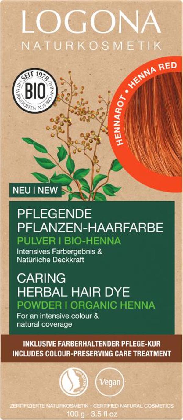 Produktfoto zu Pflanzen Haarfarbe Pulver Hennarot 100g