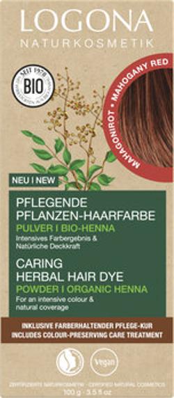 Pflanzen Haarfarbe Pulver Mahagonirot 100g
