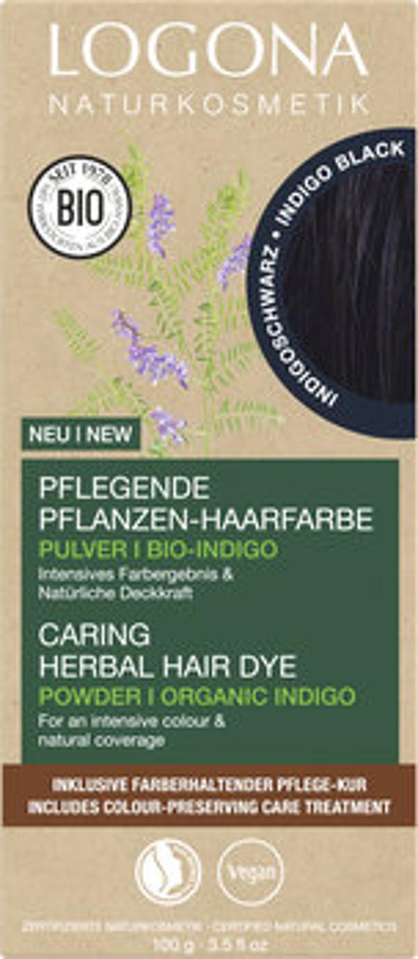 Produktfoto zu Pflanzen Haarfarbe Pulver Indigoschwarz 100g