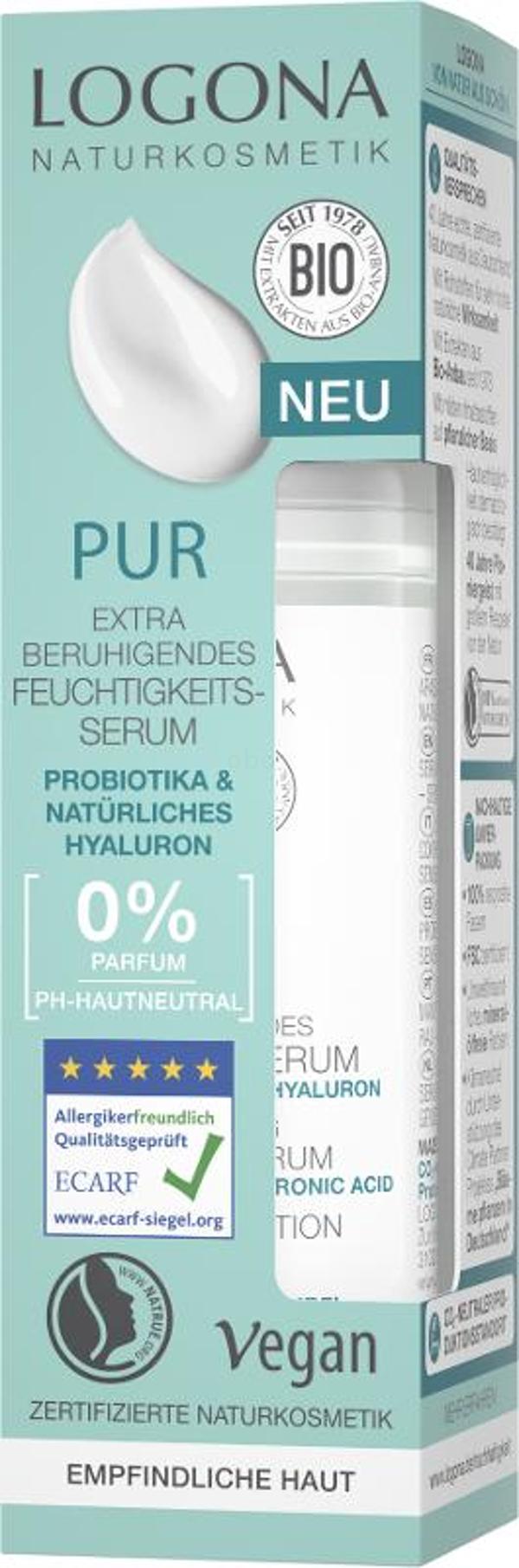 Produktfoto zu PUR beruhigendes Feuchtigkeitsserum Probiotika 30ml