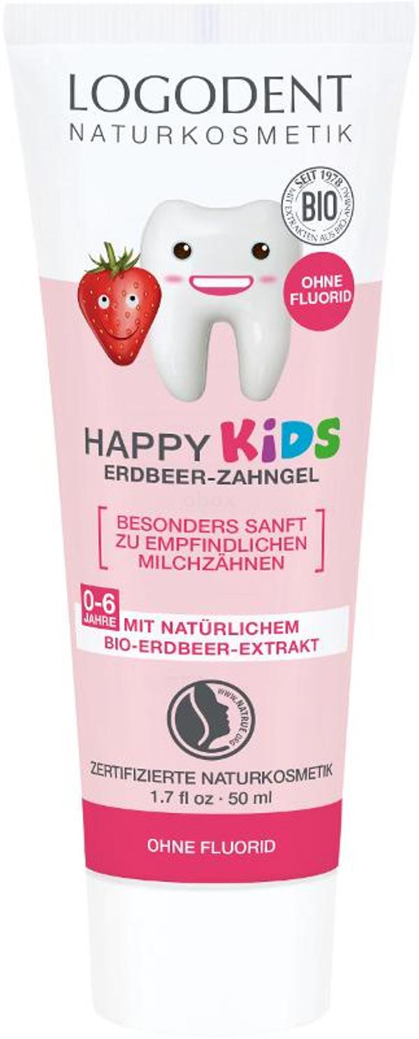 Produktfoto zu HAPPY KIDS Erdbeer-Zahngel 50ml