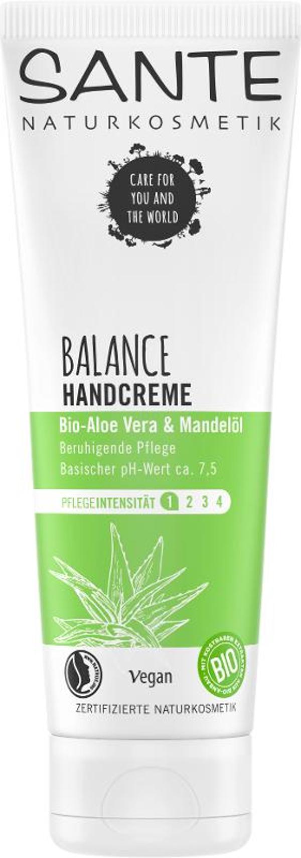 Produktfoto zu BALANCE Handcreme Aloe Vera & Mandelöl 75ml