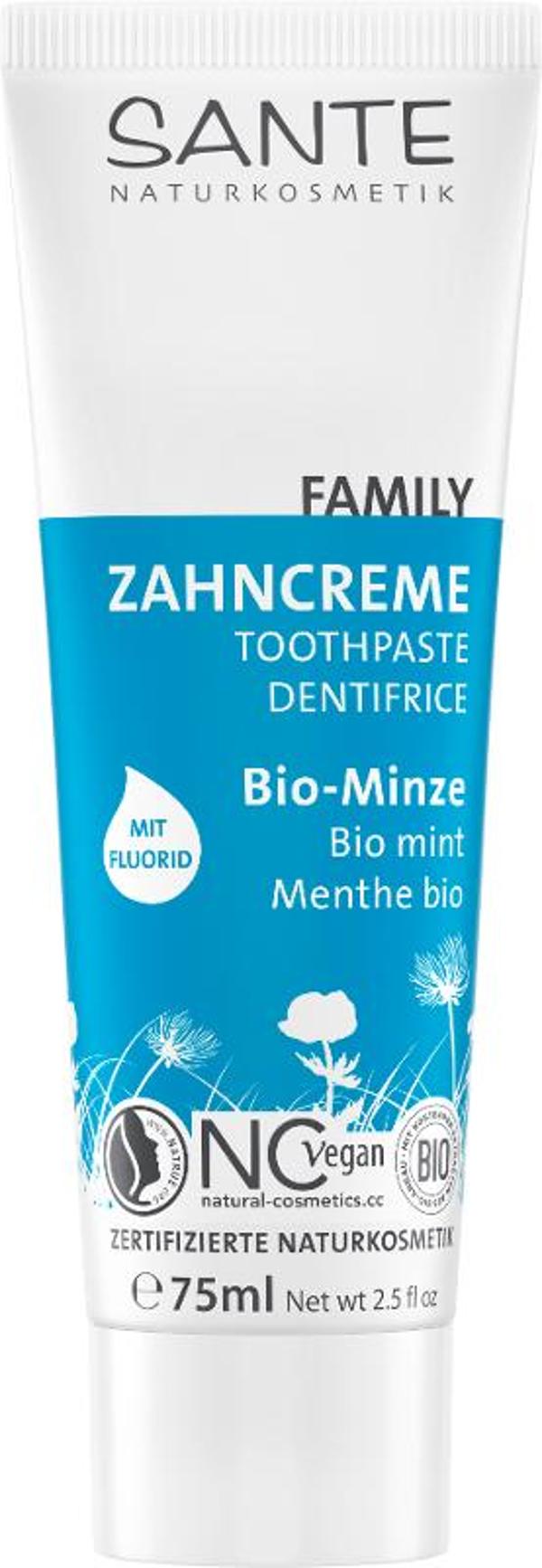 Produktfoto zu FAMILY Zahncreme Minze mit Fluorid 75ml
