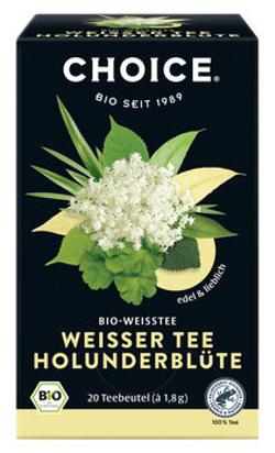 Choice Weißer Tee Holunderblüt
