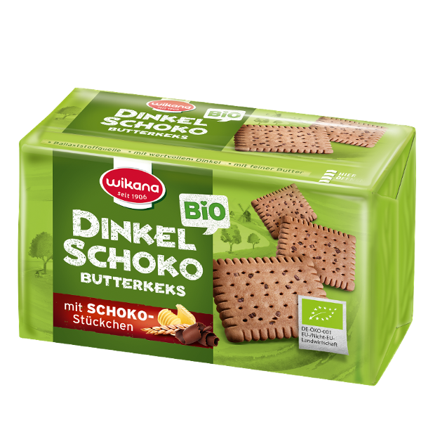 Produktfoto zu Dinkel Schoko Butterkeks 200g