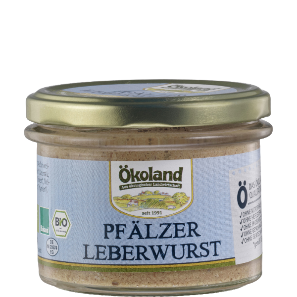 Produktfoto zu Pfälzer Leberwurst im Glas 160g