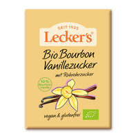 Bio Bourbon Vanillezucker mit Rohrohrzucker 10% Bourbon Vanille