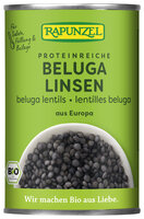 Beluga Linsen in der Dose
