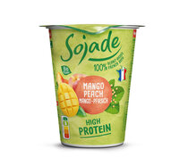 Bio Soja-Alternative zu Joghurt Mango-Pfirsich