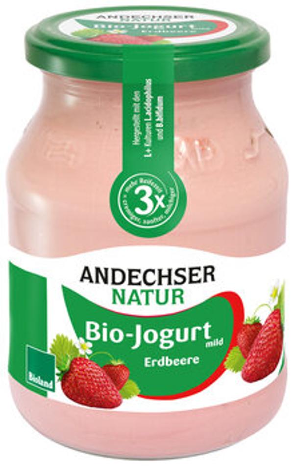 Produktfoto zu Joghurt Erdbeere im 500g Glas