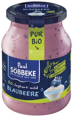 Joghurt-PUR Blaubeere im 500g Glas