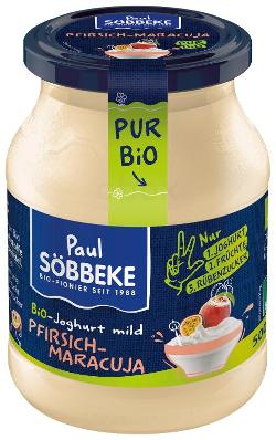 Joghurt-PUR Pfirsich-Maracuja im 500g Glas