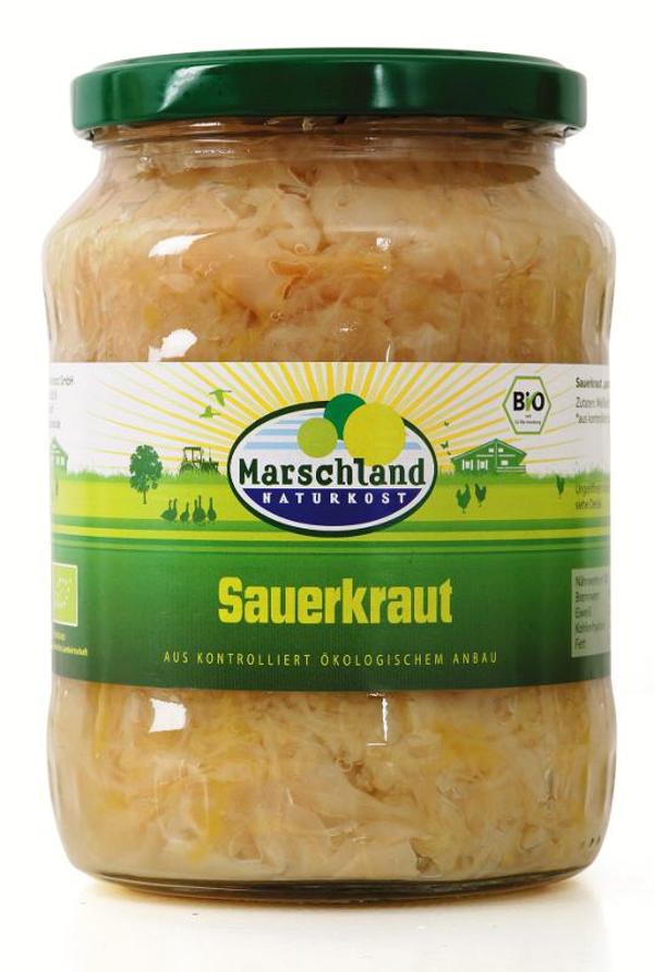 Produktfoto zu Sauerkraut im Glas- 680ml