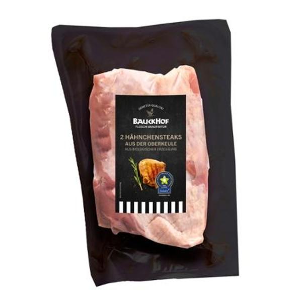 Produktfoto zu Hähnchen-Steaks aus der Keule