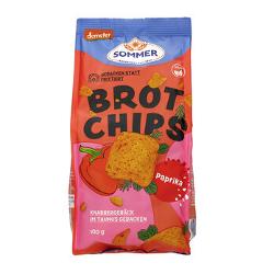 Brot-Chips mit Paprika & Chili