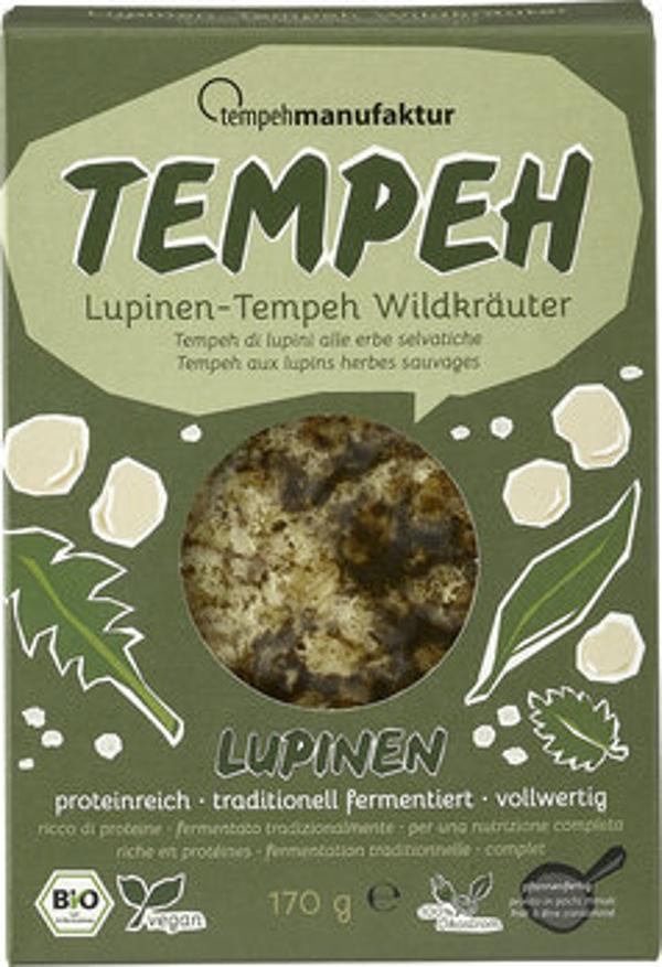 Produktfoto zu Tempeh Lupinen Wildkräuter, 170g