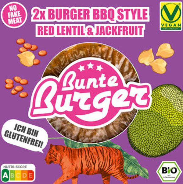 Produktfoto zu Red Lentil BBQ-Style Burger- 2er