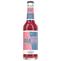 Bio-Guaven-Fruchtlimonade mit Holundersaft und natürlichem Pfefferminz-Extrakt