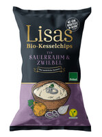 Lisas Bio-Kesselchips Typ Sauerrahm & Zwiebel