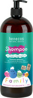 benecos Natural Shampoo FAMILY SIZE Freshness Adventure Limette & Aloe Vera