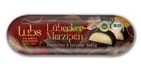 Lübecker Marzipanbrot mit Honig - Zartbitterschokolade, Bio, glutenfrei
