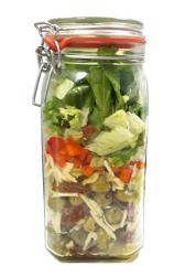 Gemischter Salat mit Antipasti & Parmesan