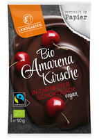 Bio FT Amarenakirsche in Zartbitter-Schokolade 50g