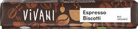 Espresso Biscotti Schokoriegel