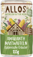 Amaranth Maiswaffeln Italienische Kräuter
