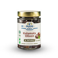 MANI Kalamata Oliven al naturale, entkernt, bio NL Fair
