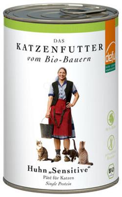 Katzenfutter Paté Huhn Sensitive, 410 g