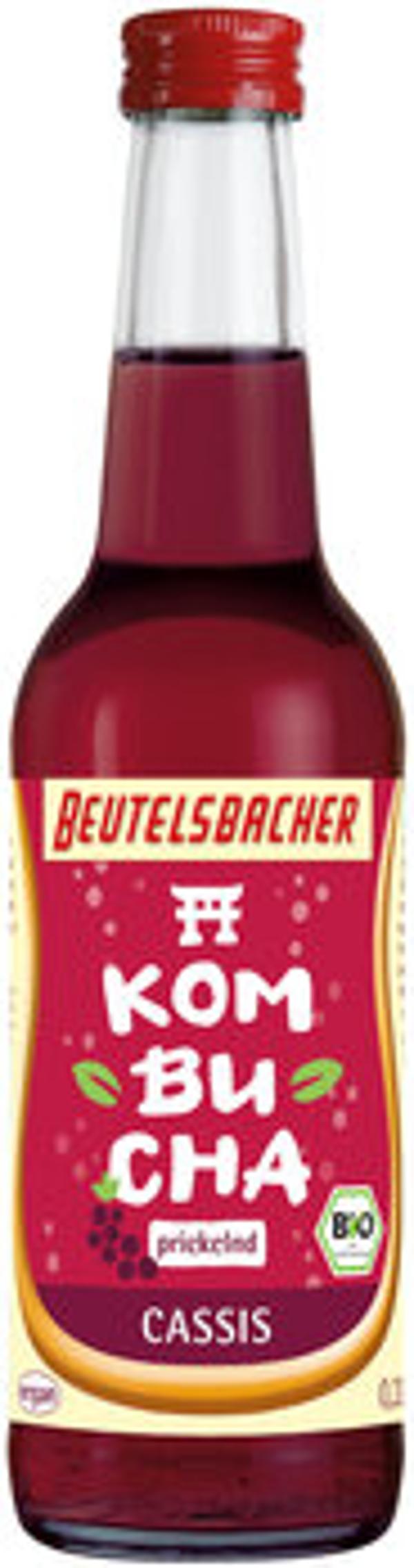 Produktfoto zu Kombucha Cassis, 0,33 l