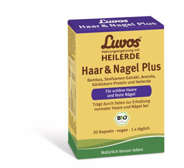 Produktfoto zu Heilerde Haar und Nagel Plus, 30 Kapseln