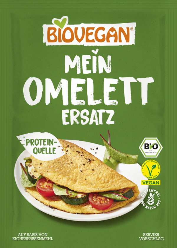 Produktfoto zu Mein Omelett-Ersatz, 43 g - Biovegan