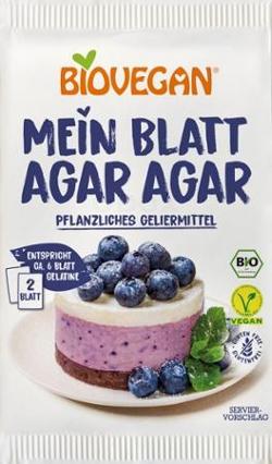 Mein Blatt Agar Agar, 2 Stück 2,5 g - 50% reduziert, MHD 11.04.2024