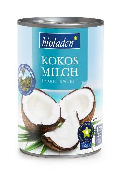 Kokosmilch fettarm, 400 ml