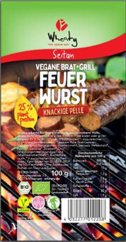 Brat + Grill Feuerwurst, 100 g