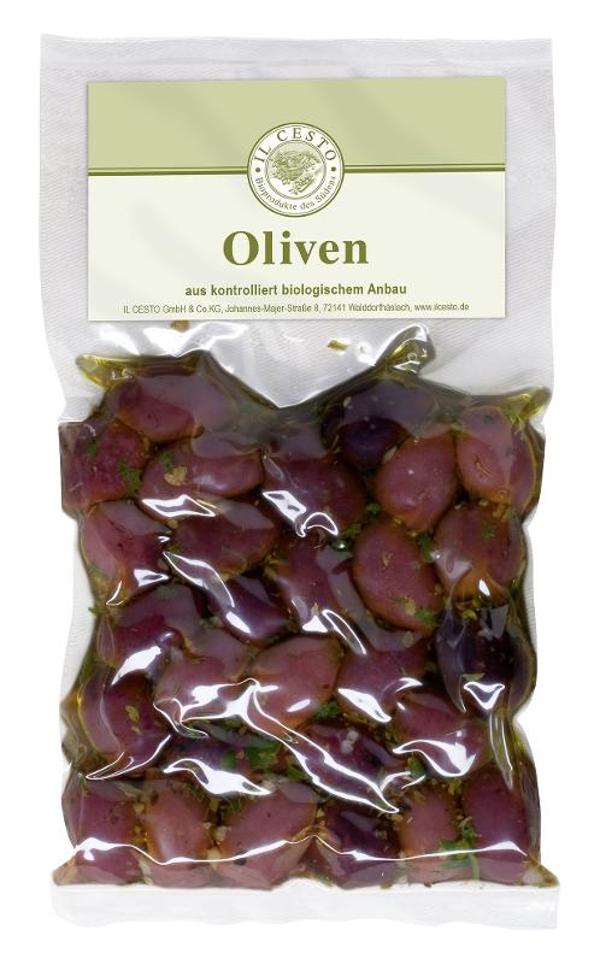 Produktfoto zu Griechische Kalamata Oliven ohne Stein, mariniert, 175 g
