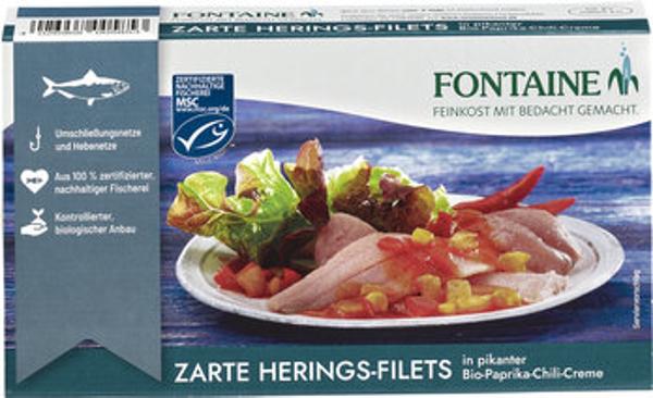 Produktfoto zu Heringsfilet in Paprika-Chili-Creme, 200 g